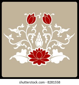 vector chinese ornament