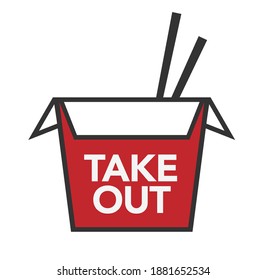 A Vector Chinese Takeout Container Icon