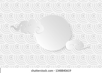 vector chinese traditional clouds pattern