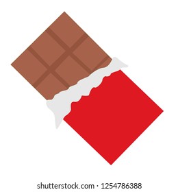 Vector chocolate bar emoji