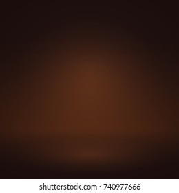 Vector chocolate brown empty studio room background  template mock up for display content product 