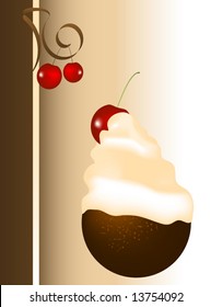 Vector Chocolate Dessert Illustration