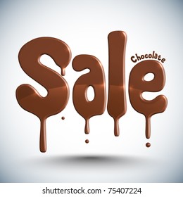 Vector Chocolate Dripping - Sale