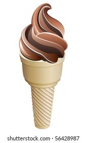 vector chocolate icecream