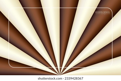 Vector chocolate milk vector background of swirling stripes