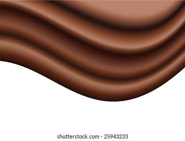 vector chocolate wave