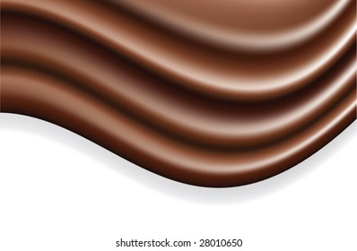 vector chocolate wave