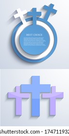 vector Christian backgrounds. Eps10