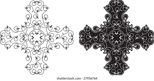 Vector Christian Cross Design