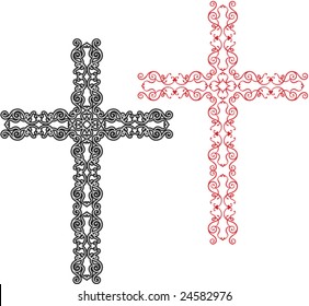 Vector Christian Crosses