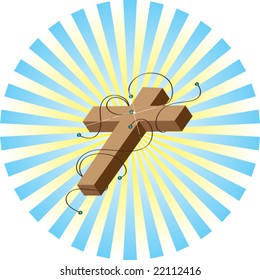 Vector Christian Crosses Ornamental (it can be used in Tattoo, Mehandi, Printing, Vinyl Cutting)