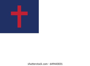 Vector Of Christian Flag