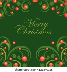 Vector Christmas abstract background