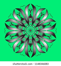 Vector christmas abstract colorful background with cute snowflake. Christmas Snowflakes Background. Pattern of snowflakes. Cute Pattern. Vector illustration.