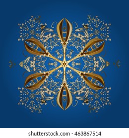 Vector christmas abstract colorful background with falling snowflake. Snowflakes Vector illustration. Decoration winter snow icons.