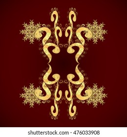 Vector christmas abstract colorful background with falling snowflake. Vector illustration. Snowflake background.
