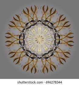 Vector christmas abstract colorful background with falling snowflake. Vector illustration. Snowflake background.