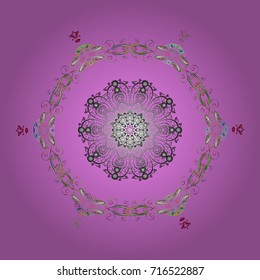 Vector christmas abstract colorful background with falling snowflake. Snowflakes Vector illustration. Decoration winter snow icons.