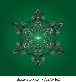 Vector christmas abstract colorful background with falling snowflake. Snowflakes Vector illustration. Decoration winter snow icons.