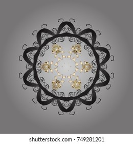 Vector christmas abstract colorful background with falling snowflake. Vector illustration. Snowflake background.