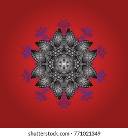 Vector christmas abstract colorful background with falling snowflake. Vector illustration. Christmas background with snowflakes. Winter abstract background.