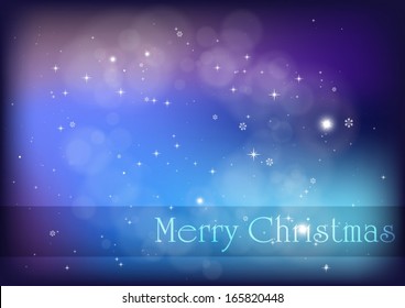 Vector Christmas  abstract nebula scene - Christmas design template background illustration 