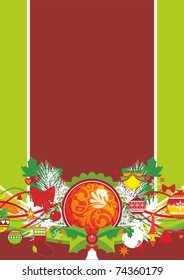 Vector Christmas Arrangement