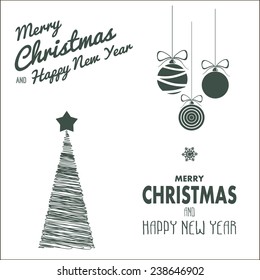 Vector Christmas attributes