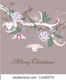 Vector Christmas background