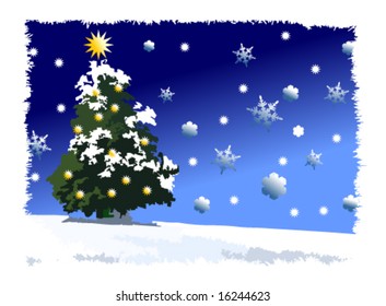 Vector Christmas background