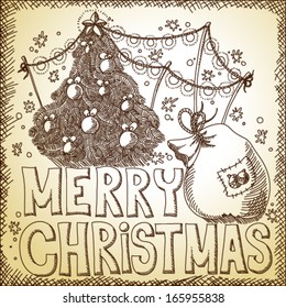 Vector Christmas background