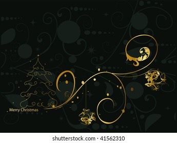 Vector christmas background