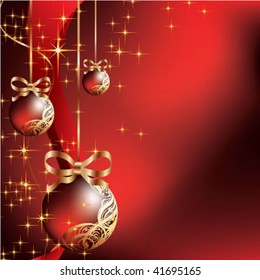   Vector Christmas background