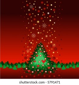 Vector christmas background