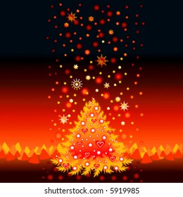 Vector christmas background