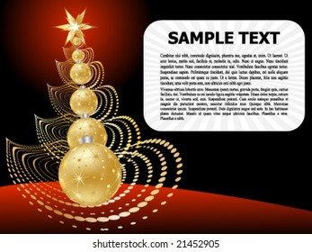 Vector christmas background for advertising