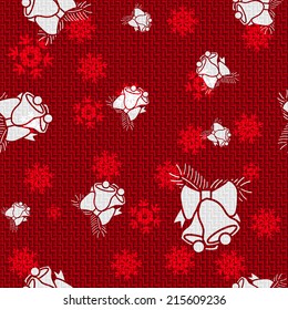 Vector Christmas Background with Bells