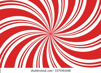 Vector Christmas background. Candy cane, lollipop pattern.