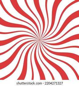 Vector Christmas Background. Candy Cane, Lollipop Pattern.