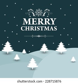 Vector Christmas background. Card or invitation.