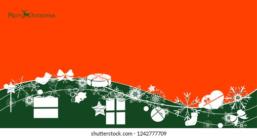 fondo vectorial de Navidad. Ornamentos de Navidad en segundo plano. Ilustración vectorial.
