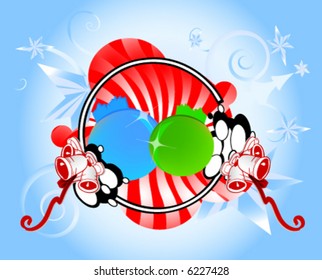 vector christmas background for fun
