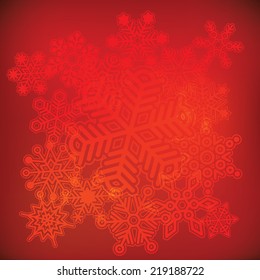 Fondo de navidad vectorial - ilustración vectorial