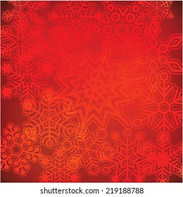 Fondo de navidad vectorial - ilustración vectorial