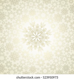 Vector Christmas background, Merry Christmas card with snow