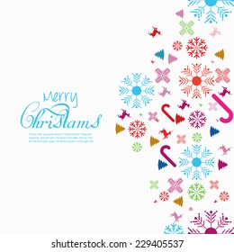 vector Christmas background for merry Christmas, Christmas greeting card.