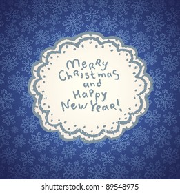 Vector christmas background. Merry xmas!