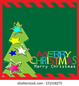 Vector Christmas Background Paper 