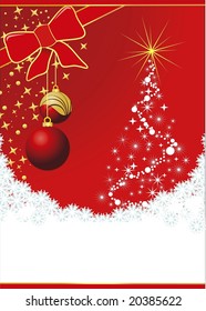 vector christmas background for poster or card