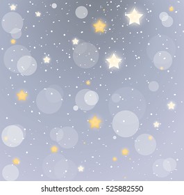 
vector, Christmas background with snow